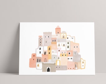 Old City Giclee Fine Art Print