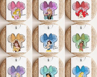 Disney Trip All Characters Shirt, Toy Story Tee, Disney Princess Shirts, Disneyland Family Matching T-Shirt