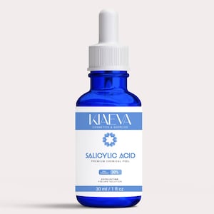 Exfoliante facial premium con ácido salicílico puro al 30 %, ideal para todo tipo de piel. Neutralizador gratuito (100 ml).