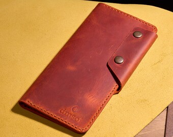 Handmade Leather Wallet for Men – Crafted with Heartfelt Intention, Ideal for Gifts & Everyday Use