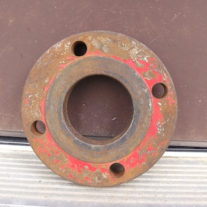Industrial decor, iron plate, metal parts, industrial salvage, artist gift, art supply, sculpture, lamp base