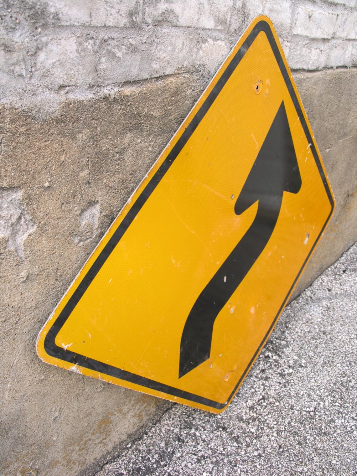 Real Street Sign Black Yellow Diamond Shape Road Sign Auto Etsy