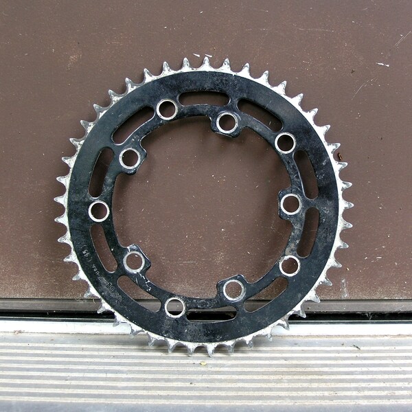 aluminum sprocket, bicycle sprocket, bike parts, clock making, mirror frame, bike lover, artist gift, diy mobile, atomic wall decor,