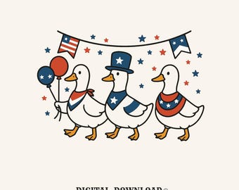 4th of july cartoon ducks png festive digital download gift for patriotic women duck lovers patriotic shirt png american duck design vector