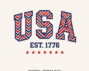patriotic usa png digital download gift for american women patriotic holiday vector shirt graphic chevron design stylish est 1776 jpg