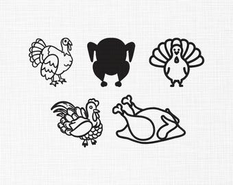 Borduurontwerp Turkije overzicht, borduurontwerp Thanksgiving Turkije, gekookt voedsel machine borduurwerk ontwerpbestanden, 6 maten