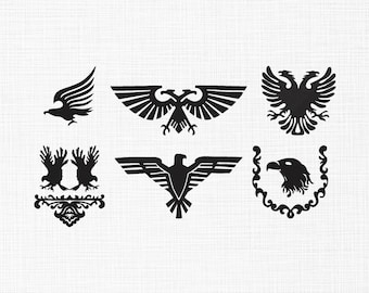 Deutschland Aoat of Arms Bundle Stickdatei, Adler Deutsche Wappen Maschinenstickerei, albanische Adler Stickdatei, 5 Größen