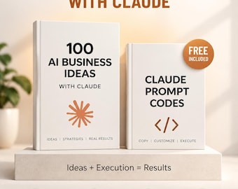 Claude AI Business Ideas Guide – AI Prompt Codes, Passive Income Strategies, Online Business eBook, PDF Digital Download Guide