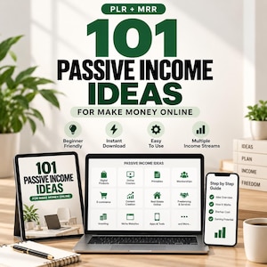 101 Passive Income Ideas for make money online Mrr and PLR, Make Money Online, PLR MRR Ebook, Passive Income Guide, Passive Income Ebook,