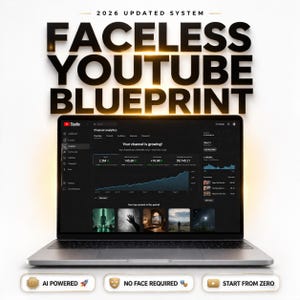 Faceless YouTube Blueprint | AI Video Creation, Passive Income,  Youtube Growth, Youtube channel growth,