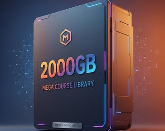 2000+GB Ultimate Course Bundle • 200+ Premium Business, Marketing, AI & Tech Masterclasses • Lifetime Access • Instant Download Pack