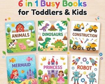 Kids Learning Activities Bundle – PLR/MRR Educational Worksheets & Printable Templates | Editable in Canva