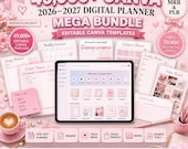 49,000+ Digital Planner Bundle 2026–2028 | Canva Templates | GoodNotes Notability, Daily Weekly Journal MRR