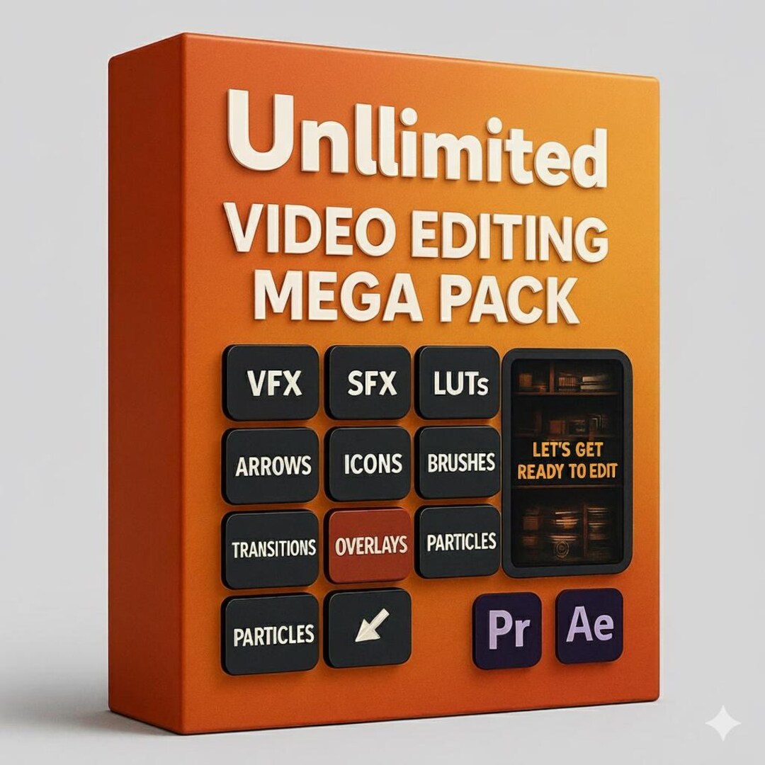 Video Editing Mega Pack: Luts, SFX, Templates (digital Download) - Etsy