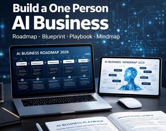 AI Agent Business Starter Kit | One Person Roadmap (Digital Download)