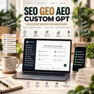 Seo Geo Aeo Custom Gpt AI Content Writer for Blogs | SEO Blog Writer | Website Content Generator | AI Copywriting Tool | Digital Product