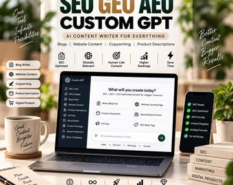 Seo Geo Aeo Custom Gpt AI Content Writer for Blogs | SEO Blog Writer | Website Content Generator | AI Copywriting Tool | Digital Product