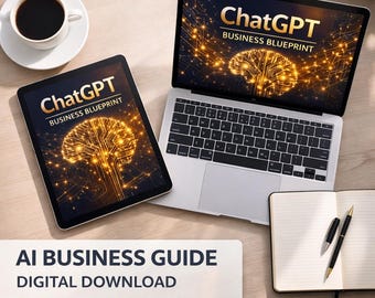 ChatGPT AI Business Blueprint | Income Ideas eBook (Digital Download)