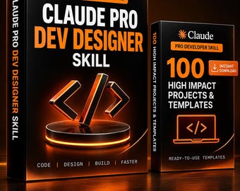 Claude Pro Dev Designer Skill | AI Website & App Development Prompt | Landing Page UI UX Design Assistant | Full Stack Web Developer Calude