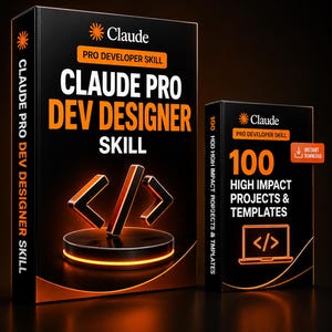 Claude Pro Dev Designer Skill | AI Website & App Development Prompt | Landing Page UI UX Design Assistant | Full Stack Web Developer Calude