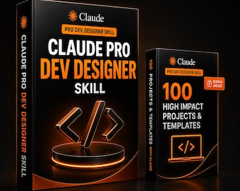 Claude Pro Dev Designer Skill | AI Website & App Development Prompt | Landing Page UI UX Design Assistant | Full Stack Web Developer Calude