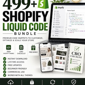 499+ Shopify Liquid Code Bundle shopify themes shopify templates, shopify theme bundle, responsive shopify design, ecommerce store templates