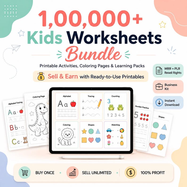 kids worksheets, printable worksheets, preschool worksheets, kindergarten worksheets, learning worksheets, activity sheets, kids activities, tracing worksheets, alphabet tracing, number tracing, handwriting practice, coloring pages, flashcards printable, homeschool printables, teacher resources, classroom worksheets, educational printables, toddler activities, learning activities, kids printables, preschool activities, fine motor, early learning, printable bundle, worksheet bundle, kids learning