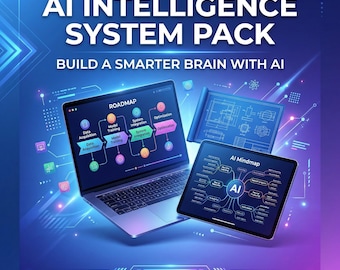 AI Thinking Framework Pack | Roadmap, Mindmap, Blueprint (Digital Pack)