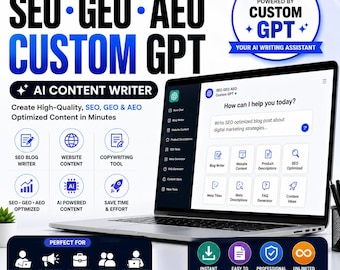 SEO GEO aeo custom gpt | ai content writer | seo blog writer | website content generator | ai copywriting tool | digital Product Custom GPT