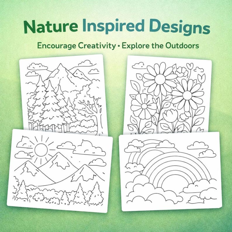 500+ Kids Coloring Book Bundle printable PDF featuring animal coloring pages, preschool activities, educational worksheets, nature coloring pages, and instant digital download.