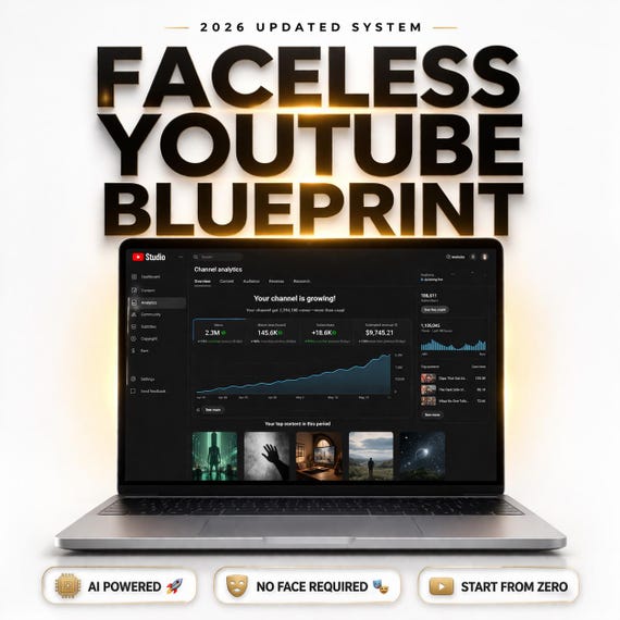 Faceless YouTube Blueprint | AI Video Creation, Passive Income System