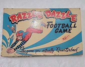 Razzle Dazzle Football Game by Texantics (Vintage 1954) Featured In Life-TV