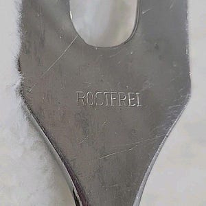 Cuchillo tenedor y afilador de ciervo tallado vintage Hubertus Solingen Alemania imagen 15