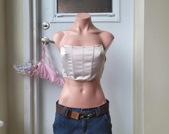 Top tipo corsé con cremallera para garaje