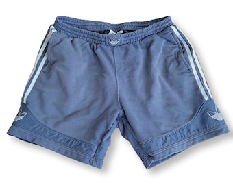 Pantalones cortos deportivos holgados Adidas Vintage Blue Firebird (XL)