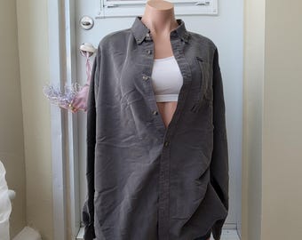 Columbia Oversized Long Sleeve Utility Button Up