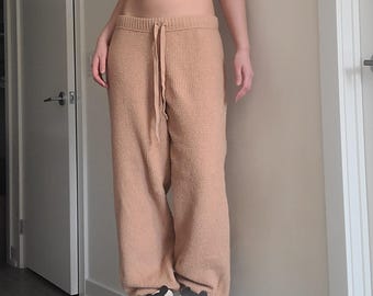 Aeuie Knit Oversized Jogger Pants