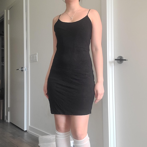 wilfred bodycon dress Free Black Tank Summer Mini 70’s nightclothes Bridal Shower Dresses: 5 Size:Mom-M