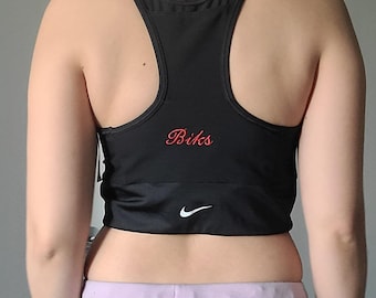 Nike Red Bestickter Swoosh Dri-FIT Training Tank