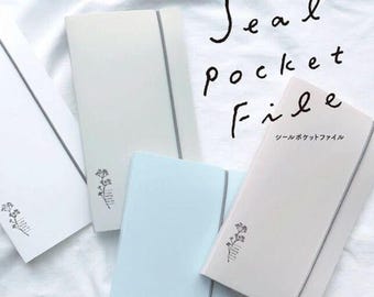 Kawaii Sticker Binder, Mini Sticker Organizer Album for Collectors, Plastic Sticker Storage Book for Artists and Crafters