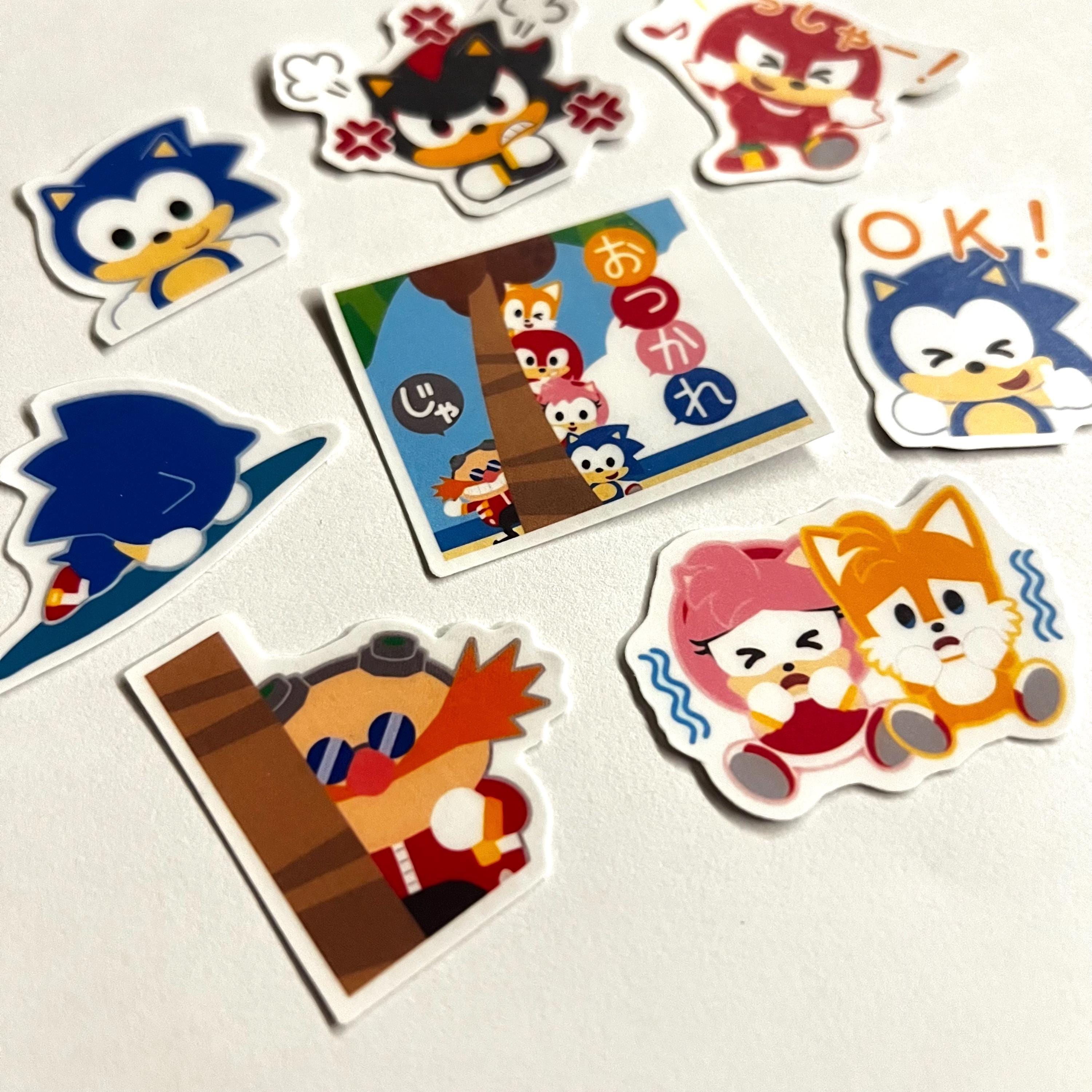 Japanese Anime Sticker Sheet | Chibi Character Stickers | Kawaii Laptop ...