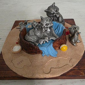め7●ヴィンテージ /Hudsonハドソン/ピューター pewter 動物6体 Hudson fine pewter - Etsy 日本
