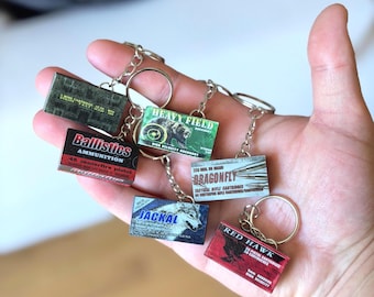 Resident Evil 4 Ammo Box Keychain or Miniature – RE4 Inspired Ammo Collectible – Gamer Gift