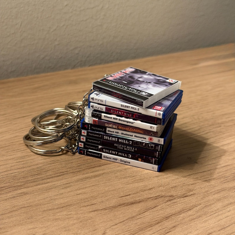 Silent Hill PS Mini Game Case Keychain – Handmade Horror Gaming ...
