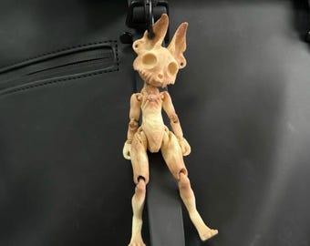 Llavero gótico con forma de esqueleto para bolso, llavero de calavera malvada espeluznante, accesorio de mochila de terror para bolso o coche.