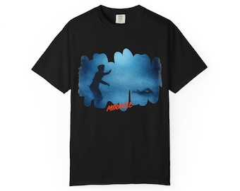 Welcome to Derry T-Shirt: Rich Santos Confronts Pennywise, Horror Movie Graphic