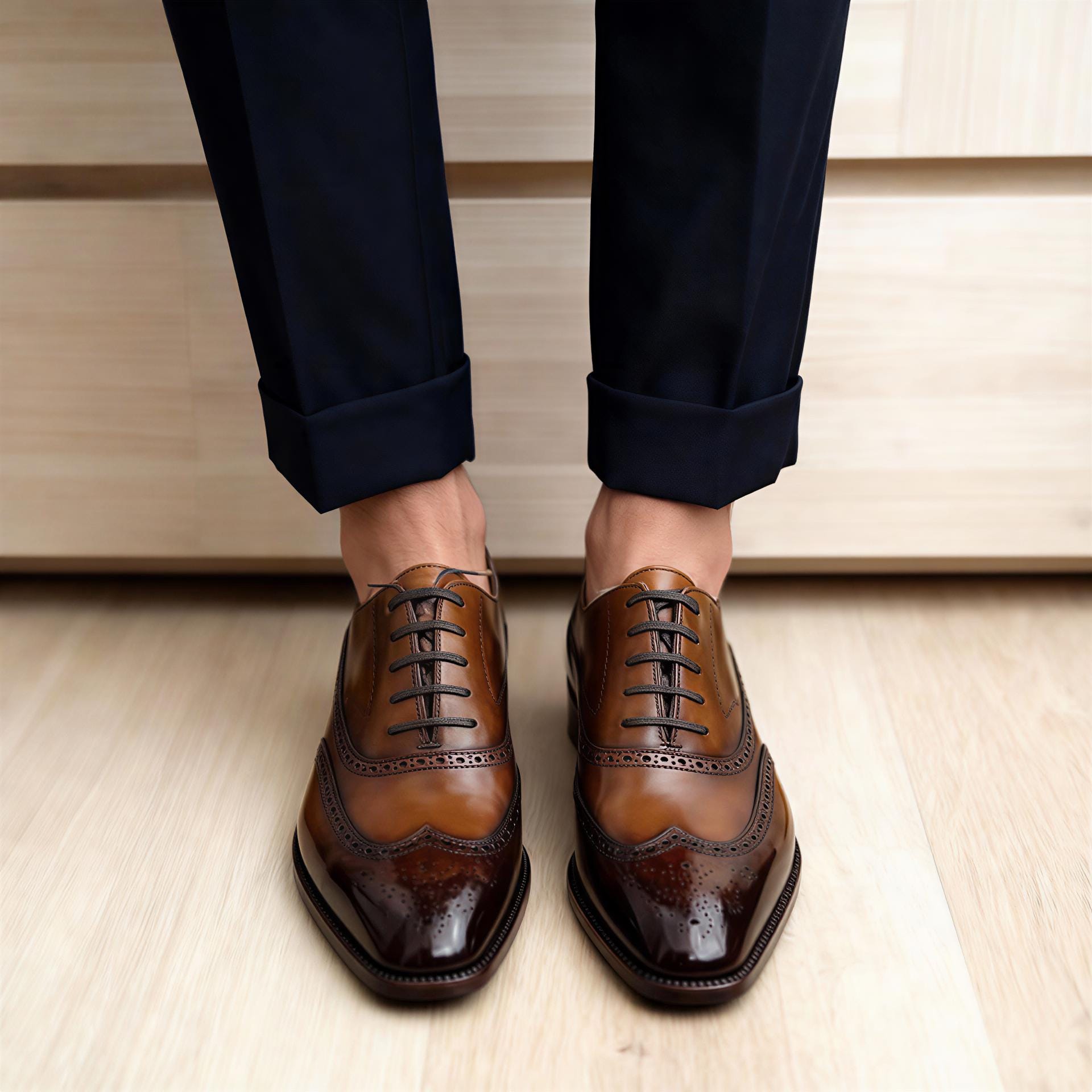 mens dress shoe laces brown Handmade Leather Shoes Oxford Lace up Shoes Wingtip Formal Shoes Dark Brown Waxed Dress EZRSHOP-RACK-SERVICES David's Bridal Malibu Blue Size:Petite-6