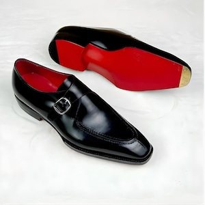 Handmade wedding oxford Mens Shoes Dandelion Black Patent Leather Shoes for Men