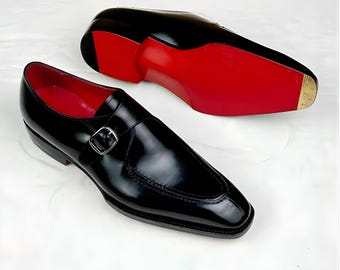 Handmade wedding oxford Mens Shoes Dandelion Black Patent Leather Shoes for Men