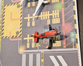 Airport Runway Printable for Kids | Airplane Cutouts & Control Tower | Hot Wheels Airport Mat | A4 Activity Sheet | Instant Download